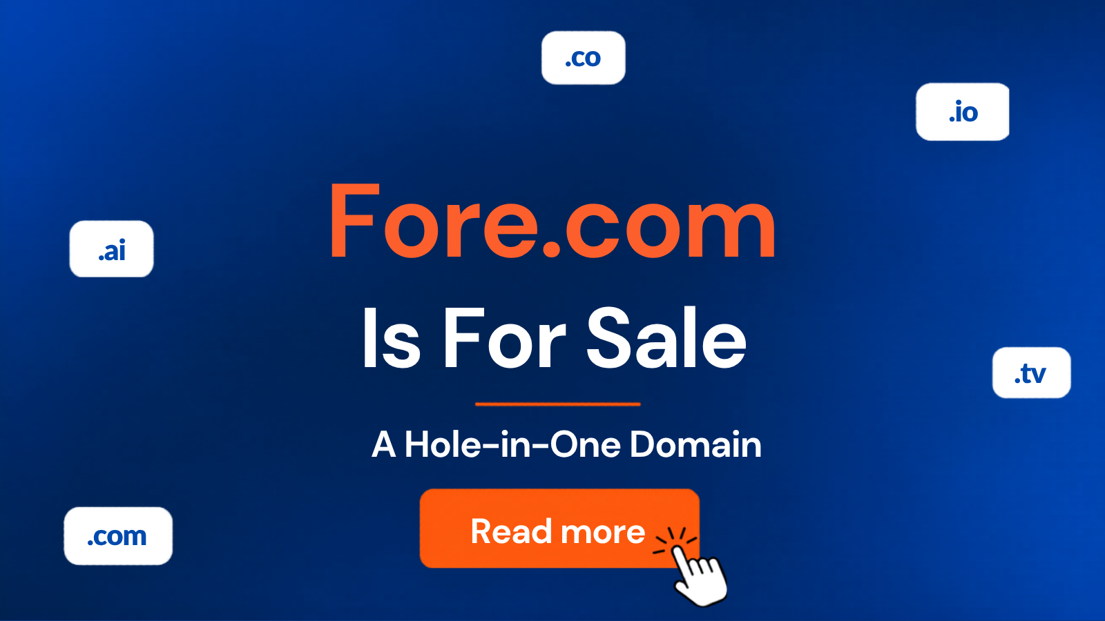 Fore.com Is Now Available Through Saw.com